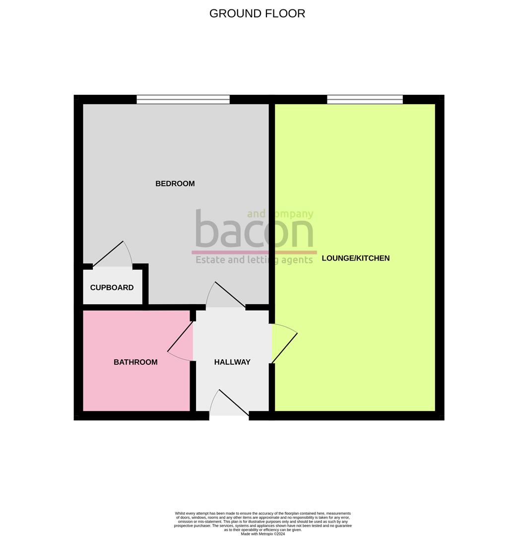 Floor Plan | Flat - Purpose Built | Romany Road, Worthing | Sold - Subject to Contract